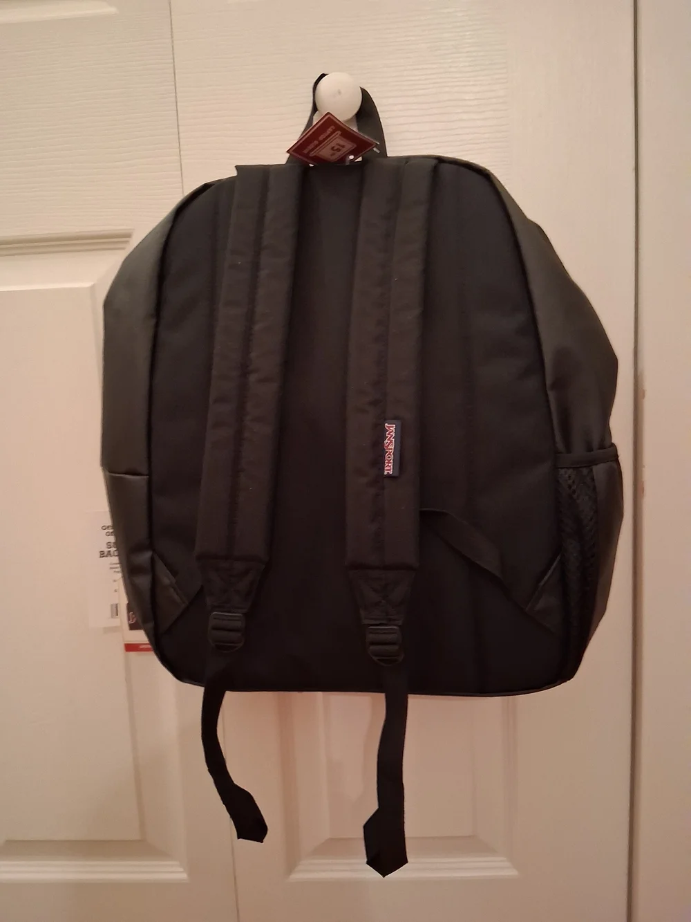 Jansport Black Backpack with Light Blue Accent